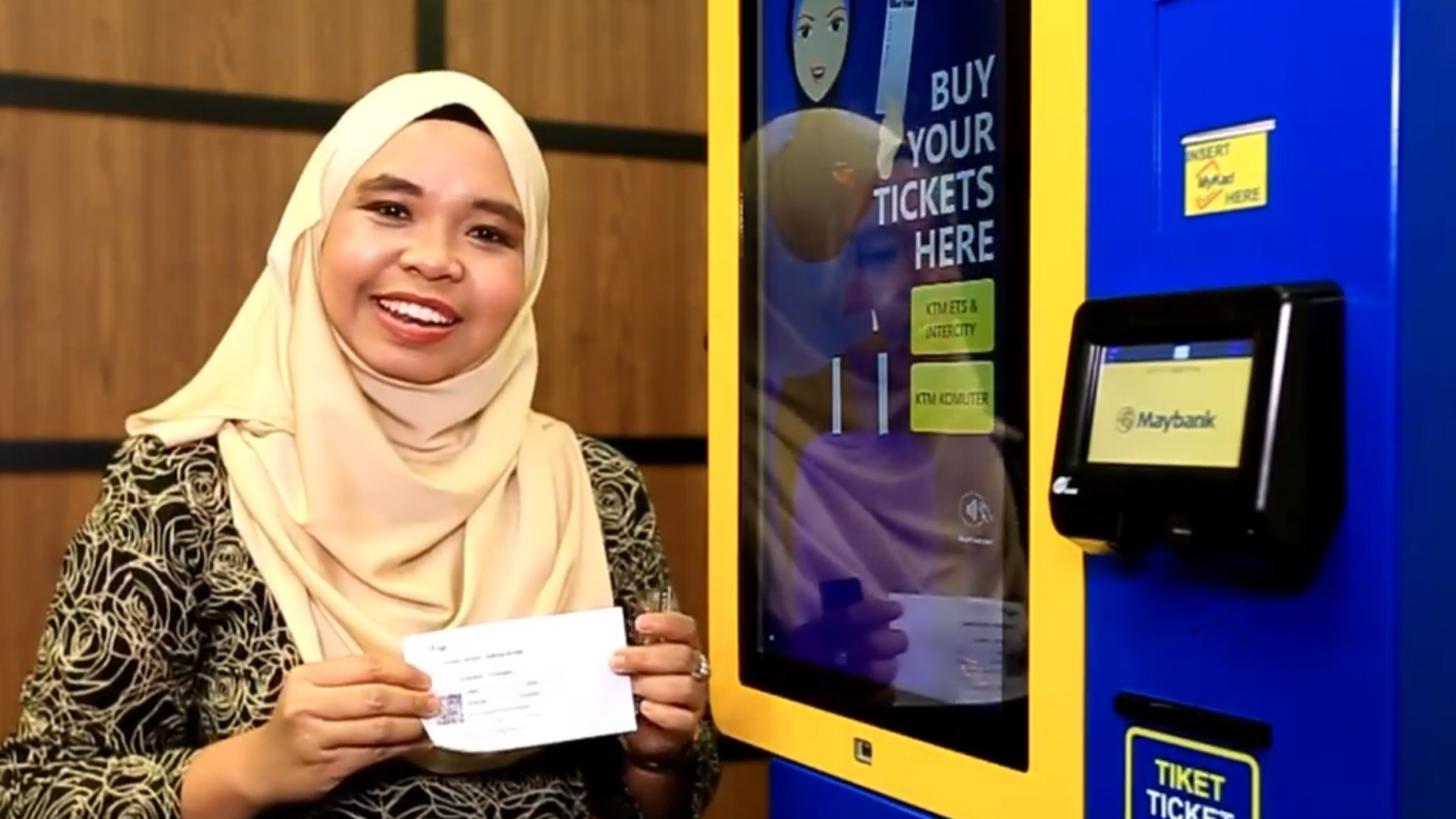 KTMB perkenal kios tiket layan diri tanpa tunai