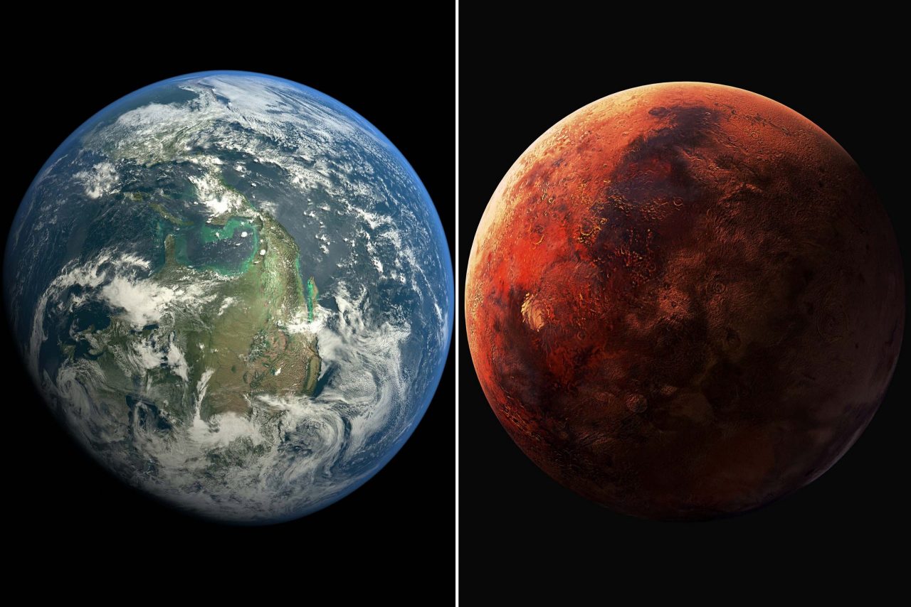 Earth Mars