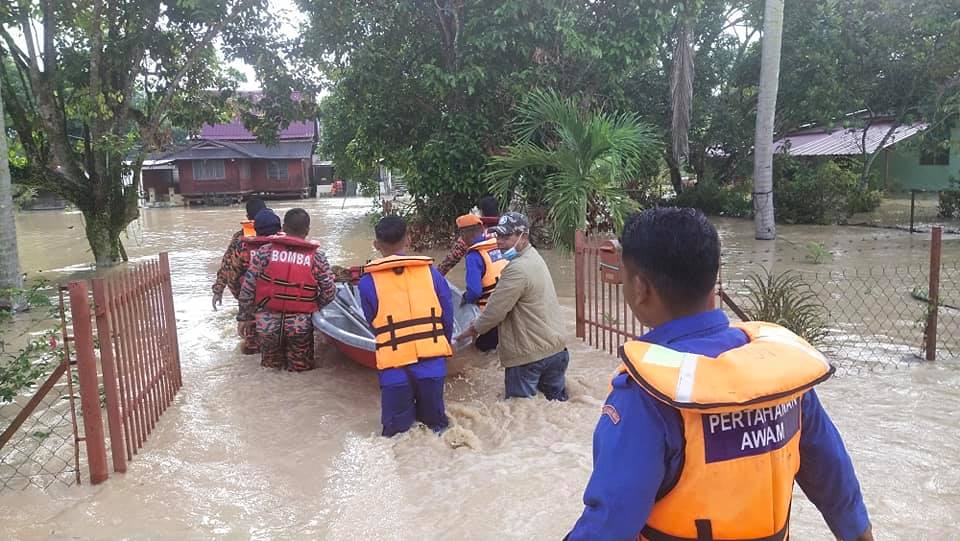 Perkembangan semasa banjir daerah Alor Gajah setakat jam ...