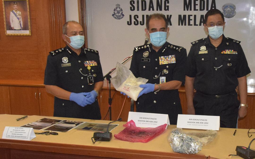 Polis tahan empat suspek, rampas RM40,000 syabu