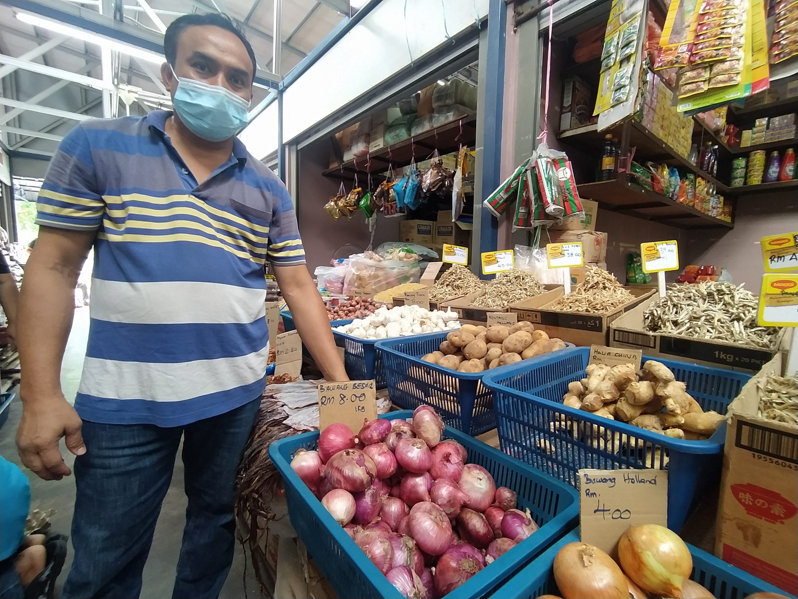 Ramai mengeluh harga bawang naik mendadak