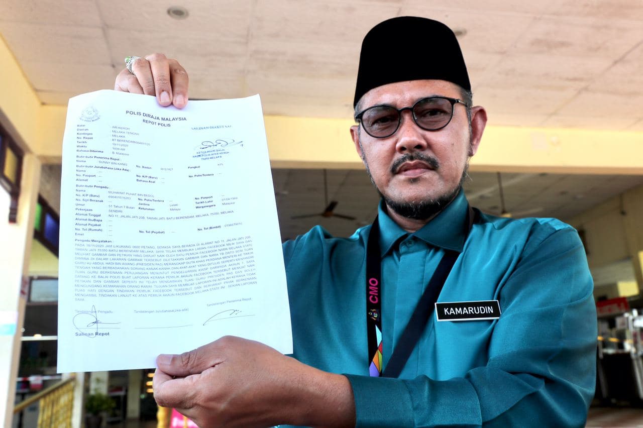 PAS Melaka tampil buat laporan polis