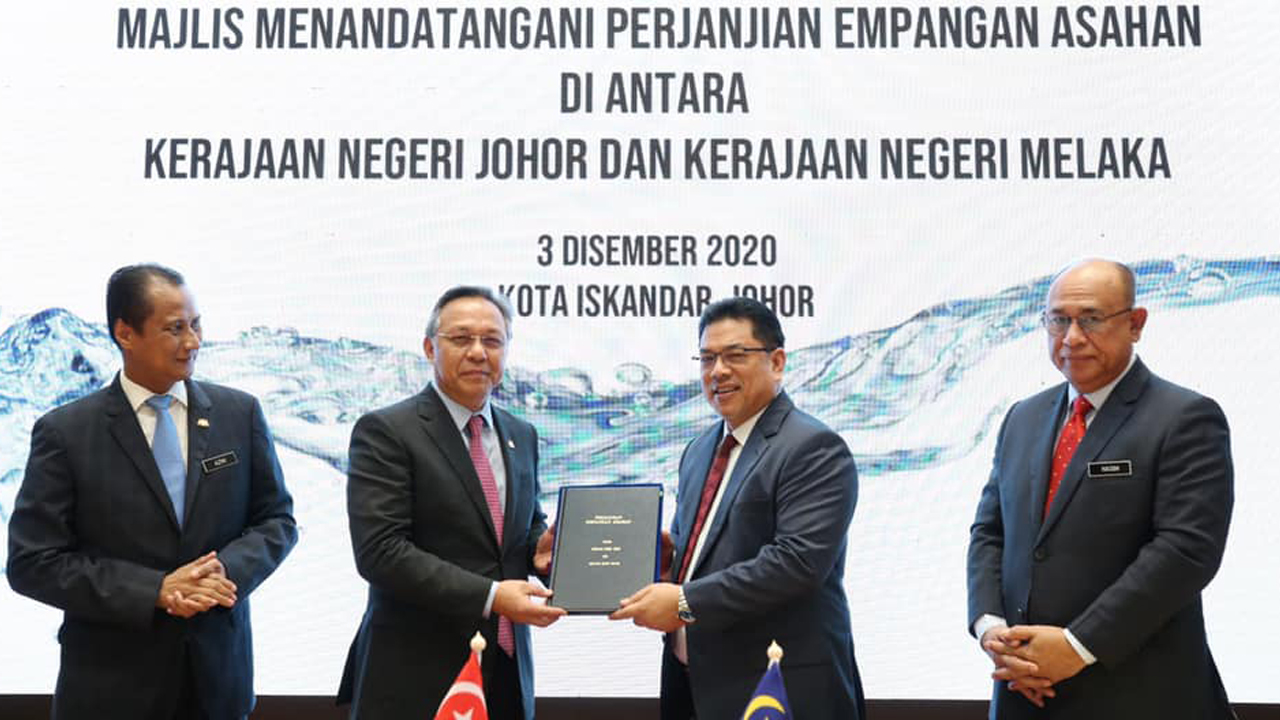 Melaka terima air percuma selama 70 tahun