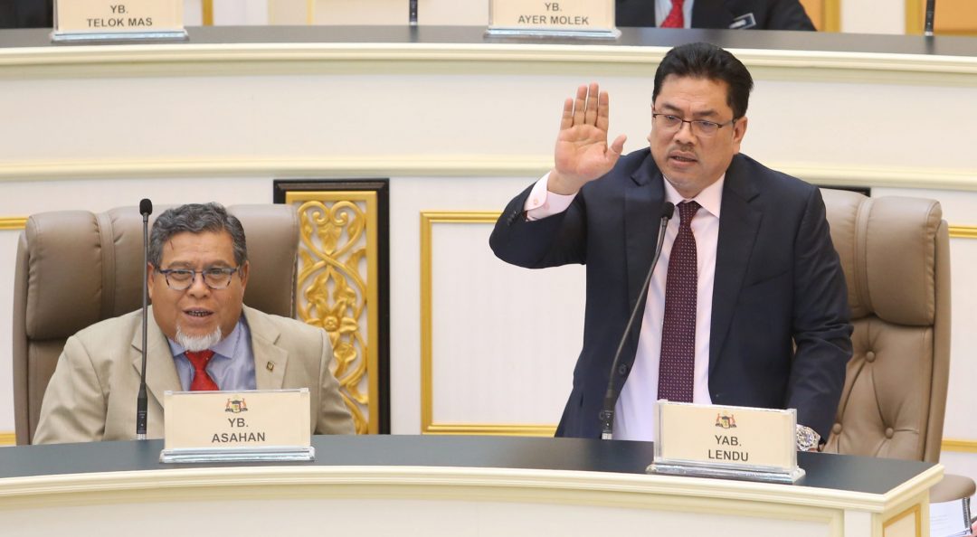 ADUN pembangkang Melaka terima insentif RM60,000
