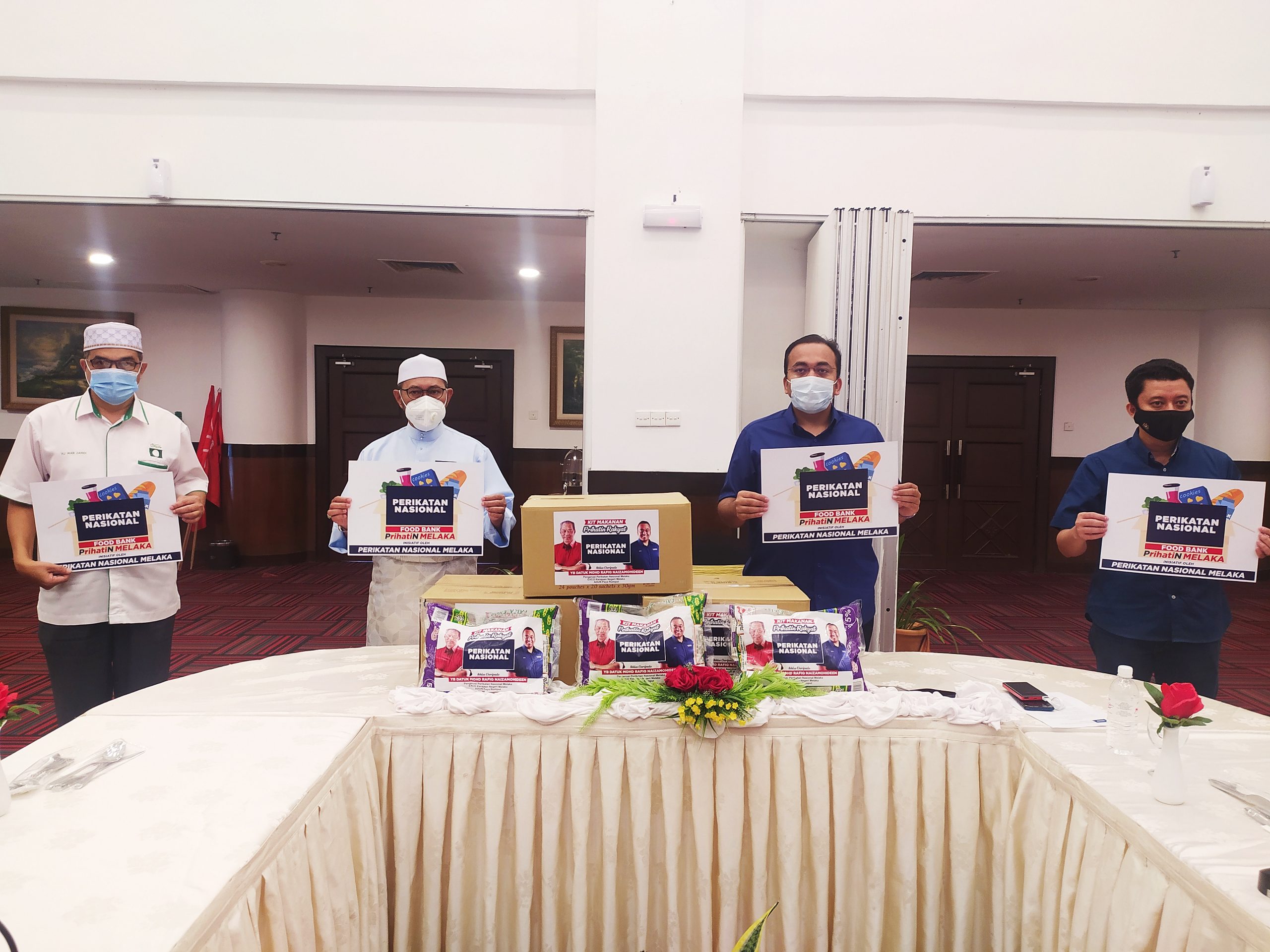 PN lancar bantuan Food Bank Prihatin Melaka