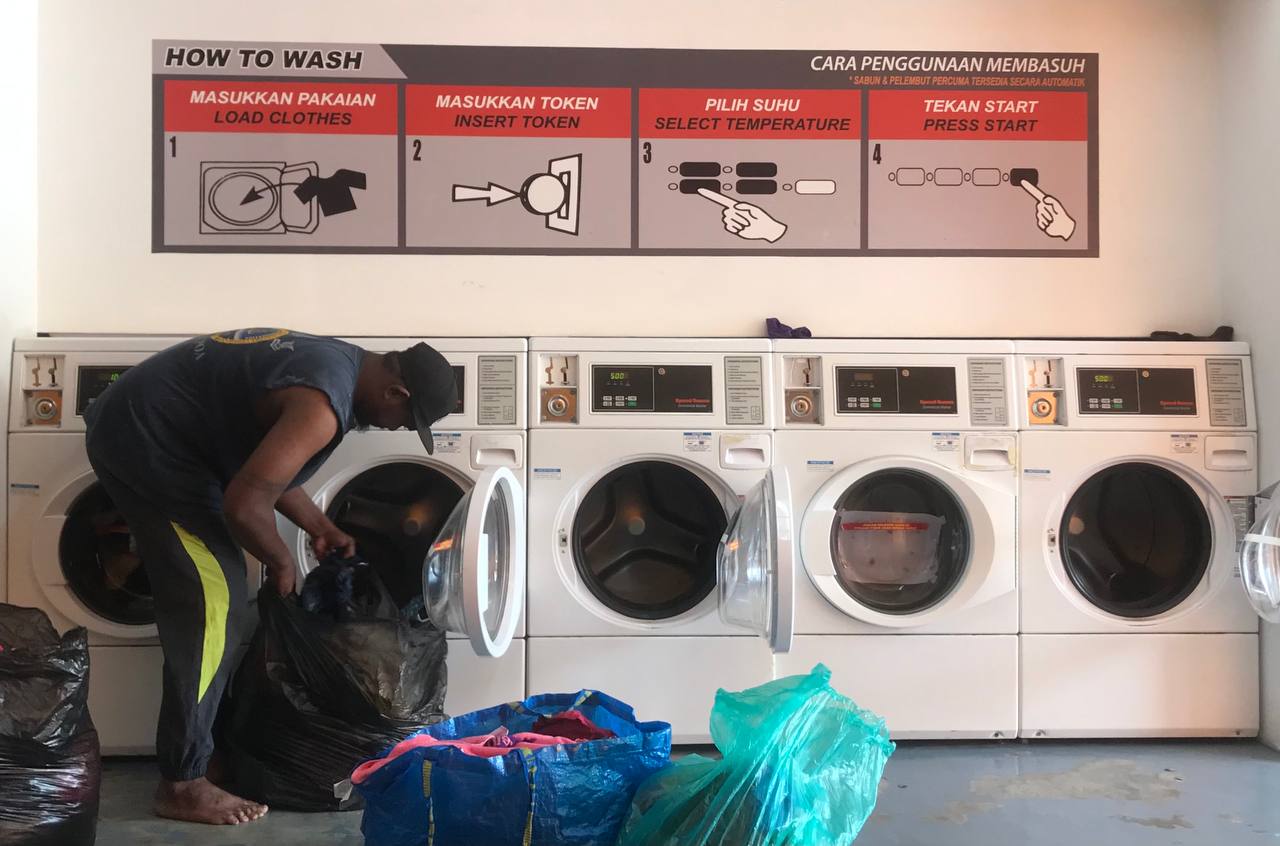 Kedai dobi layan diri di kawasan PKP boleh beroperasi