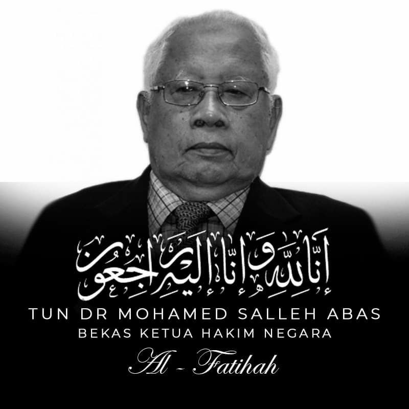 Jenazah Tun Salleh Abas selamat dikebumikan