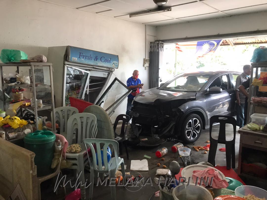 SUV jadi ‘pelanggan’ kedai makan