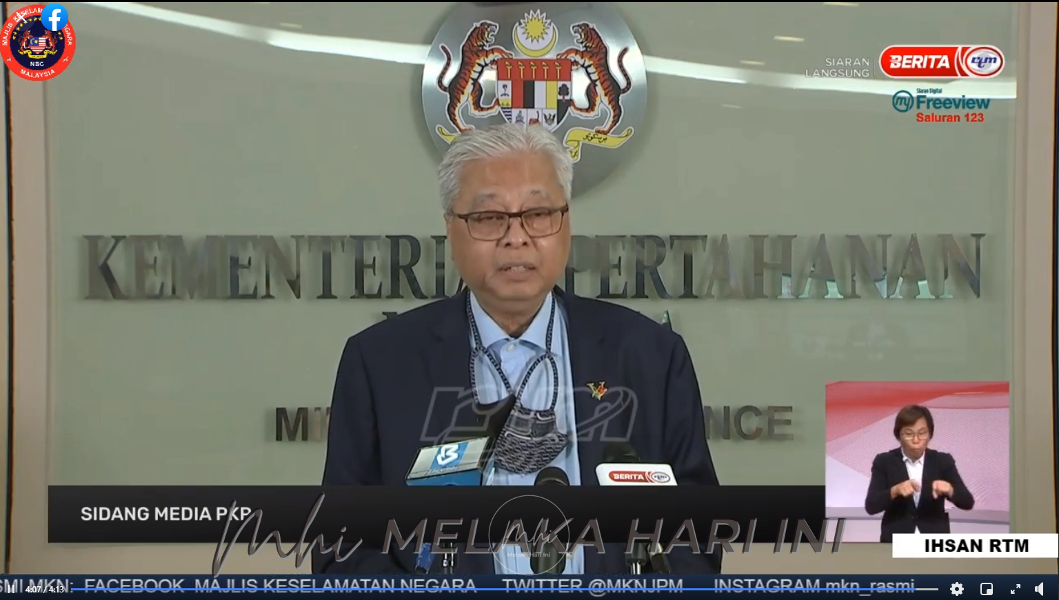 Ismail sabri 2 mac