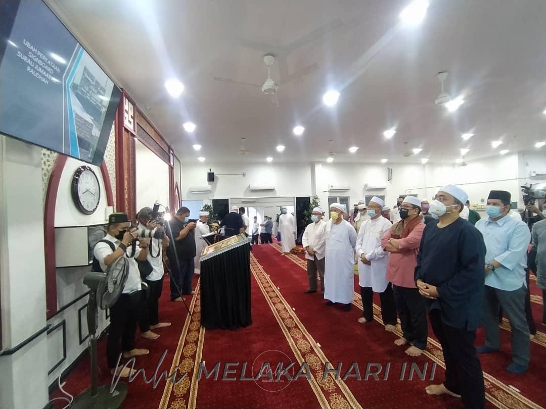 Sulaiman rasmi Surau Jumaat Ar-Raudhah
