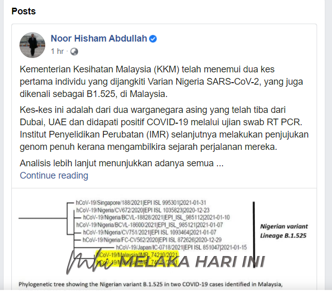 Hisham vireus baru