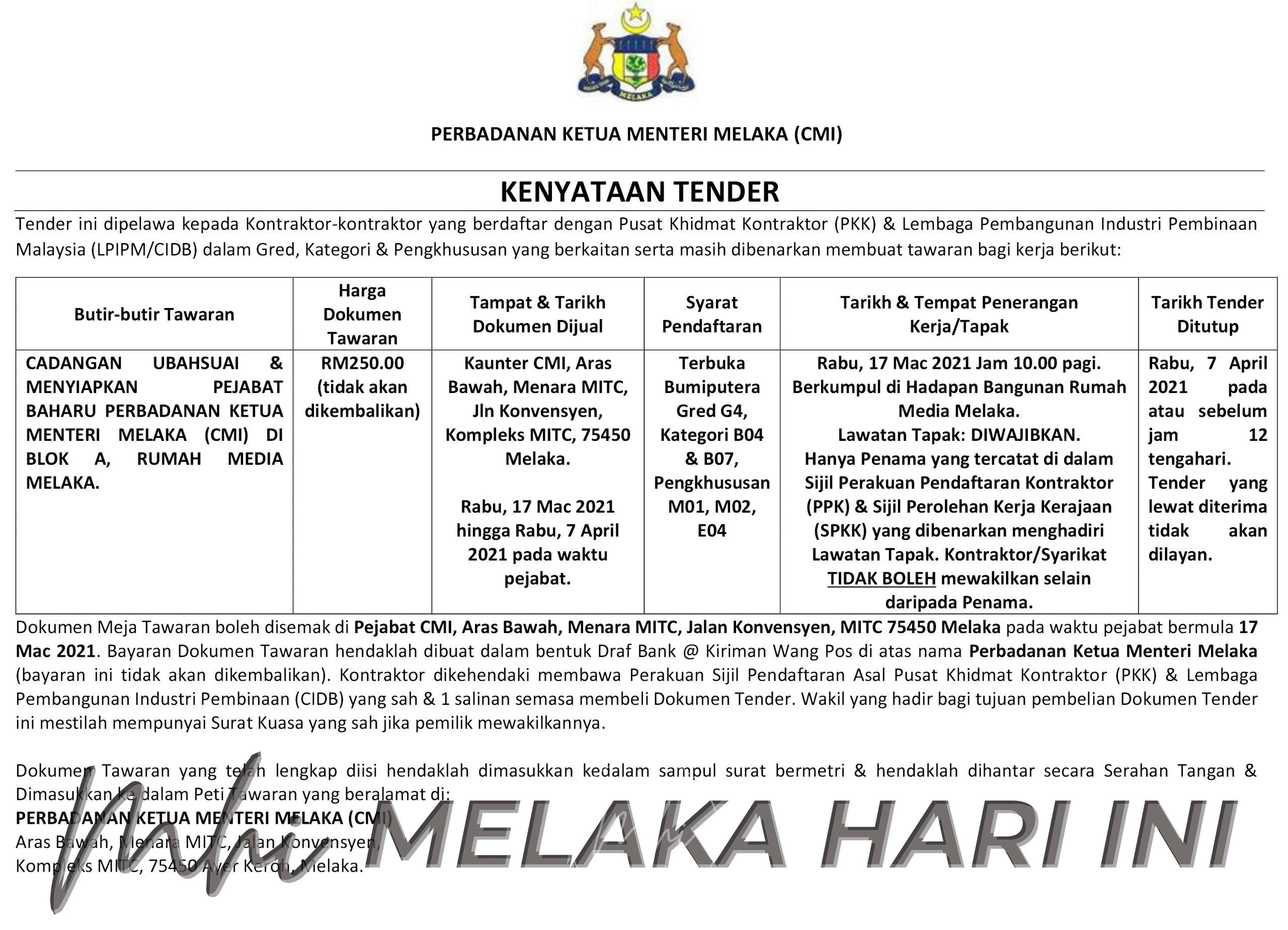 Iklan tender rev 2