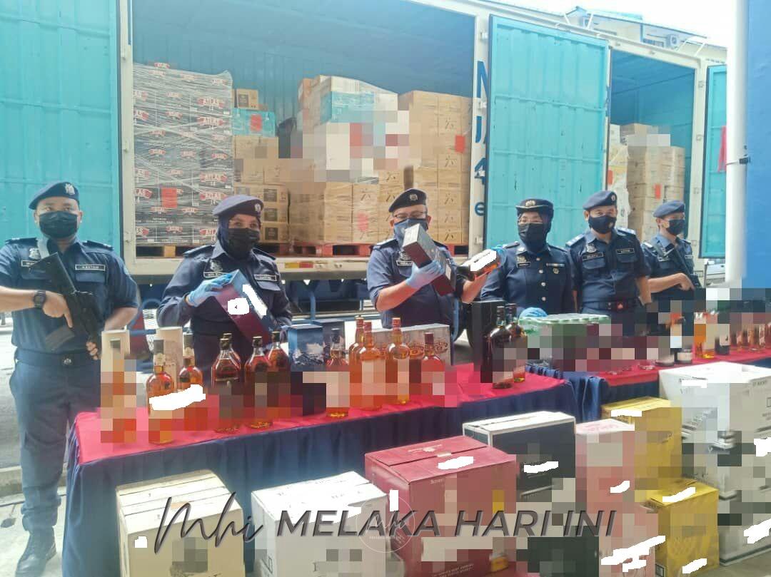 JKDM rampas minuman keras bernilai lebih RM1.65 juta