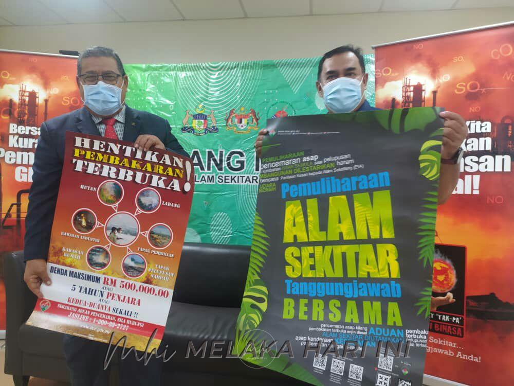Denda RM500,000 atau penjara lima tahun jika lakukan pembakaran terbuka di Melaka