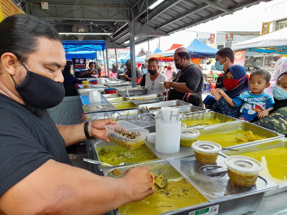 Jangek jadi rebutan di Bazar Ramadan Masjid Tanah