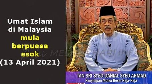 Umat Islam di Malaysia mula berpuasa esok