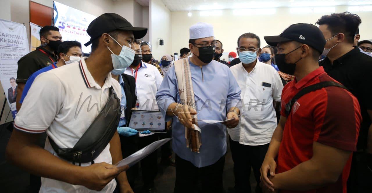 10,585 individu di Melaka terkesan dalam pekerjaan sepanjang COVID-19