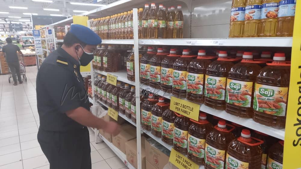 Harga minyak masak botol 5kg tidak lebih RM30