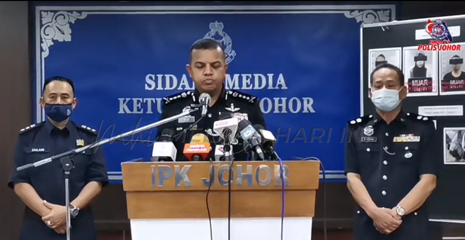Polis Johor lumpuh sindiket dadah antarabangsa, rampas syabu bernilai lebih RM4.5 juta