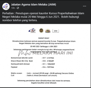 Jaim tutup ok