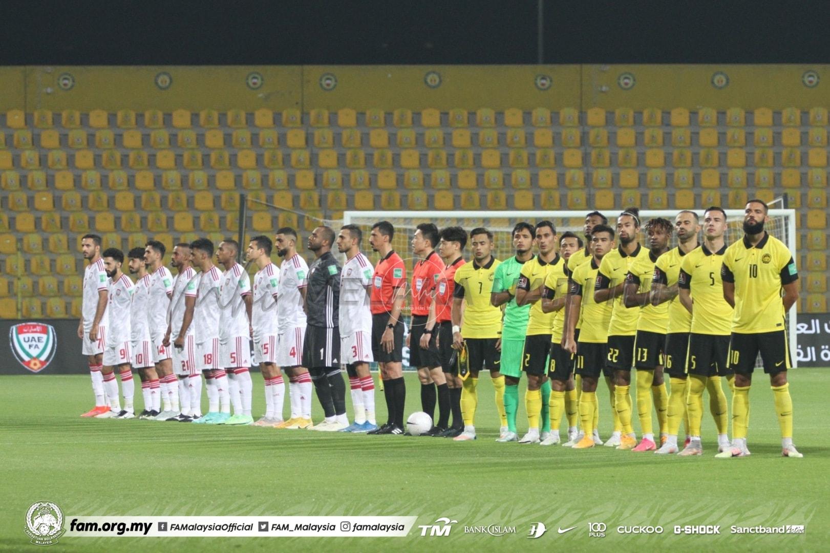 Harimau Malaya gagal tebus maruah, tewas 0-4 kepada UAE