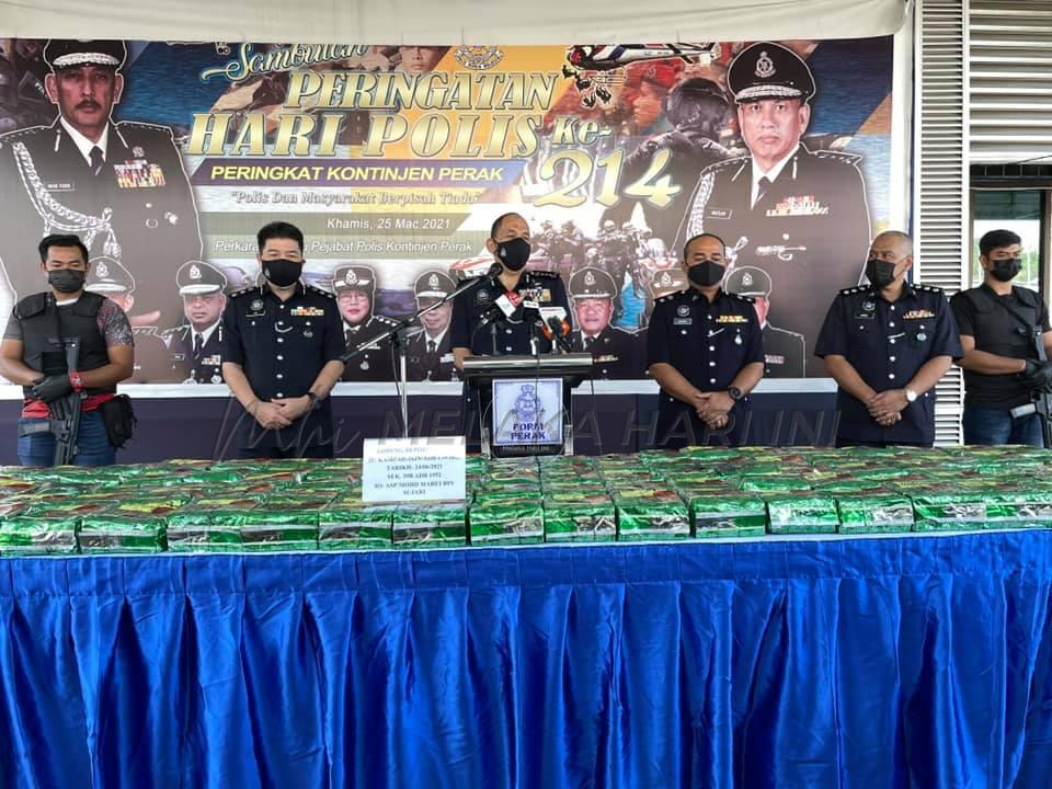 Dua lelaki ‘kantoi’ bawa dadah bernilai lebih RM6 juta dalam kereta mewah, ditahan di SJR