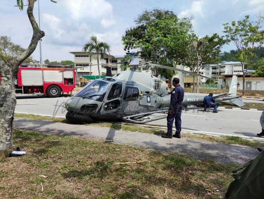 Helikopter TLDM lakukan pendaratan kecemasan di Lumut