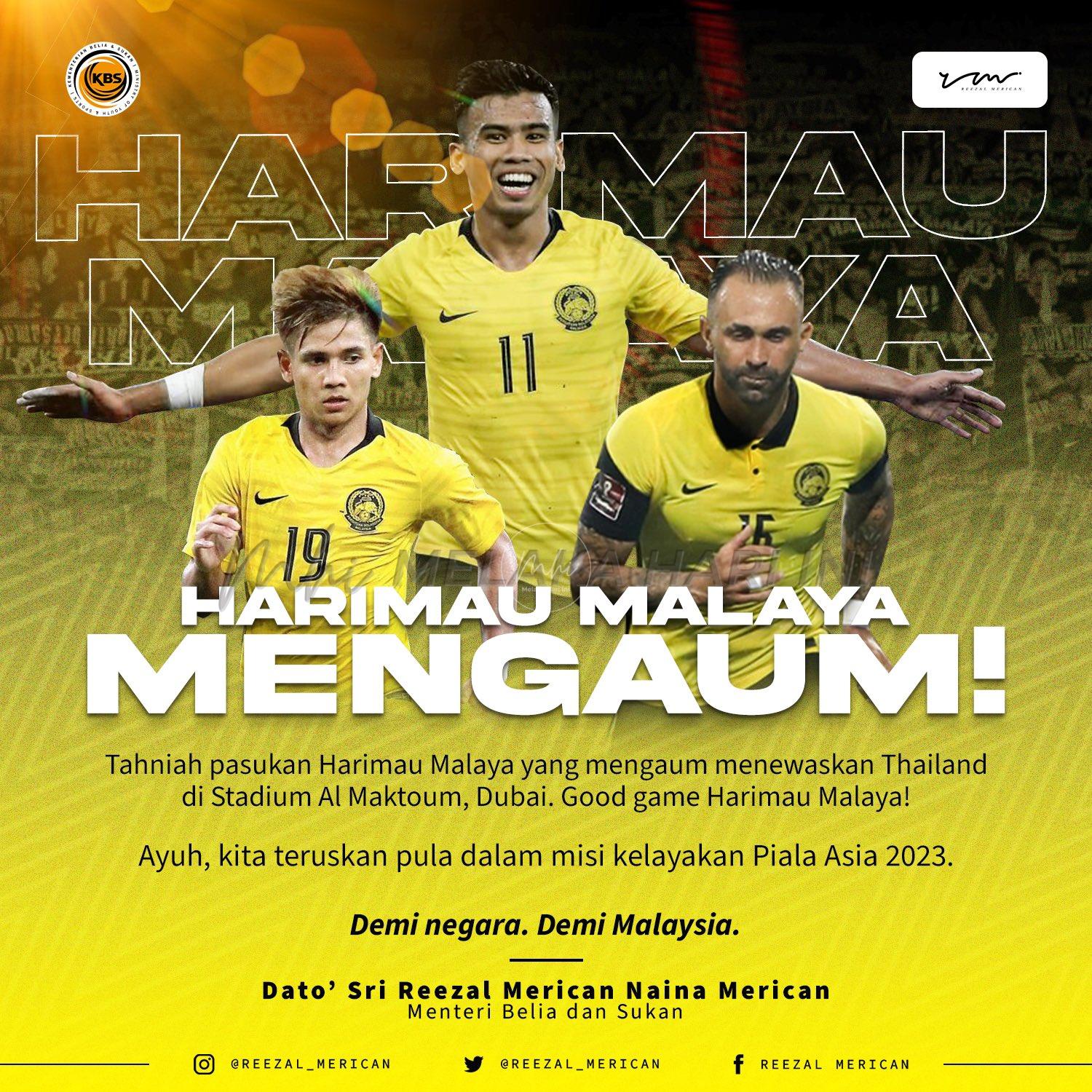 ‘Good Game’ Harimau Malaya!- Reezal Merican