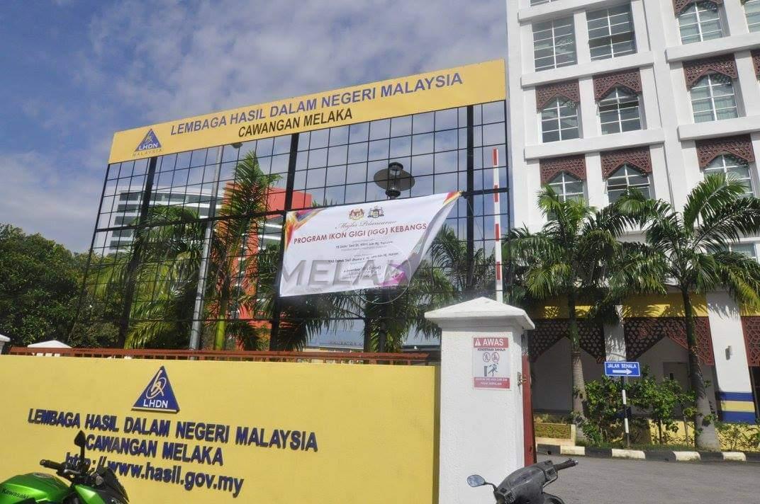 Pejabat LHDN cawangan Melaka ditutup untuk sanitasi
