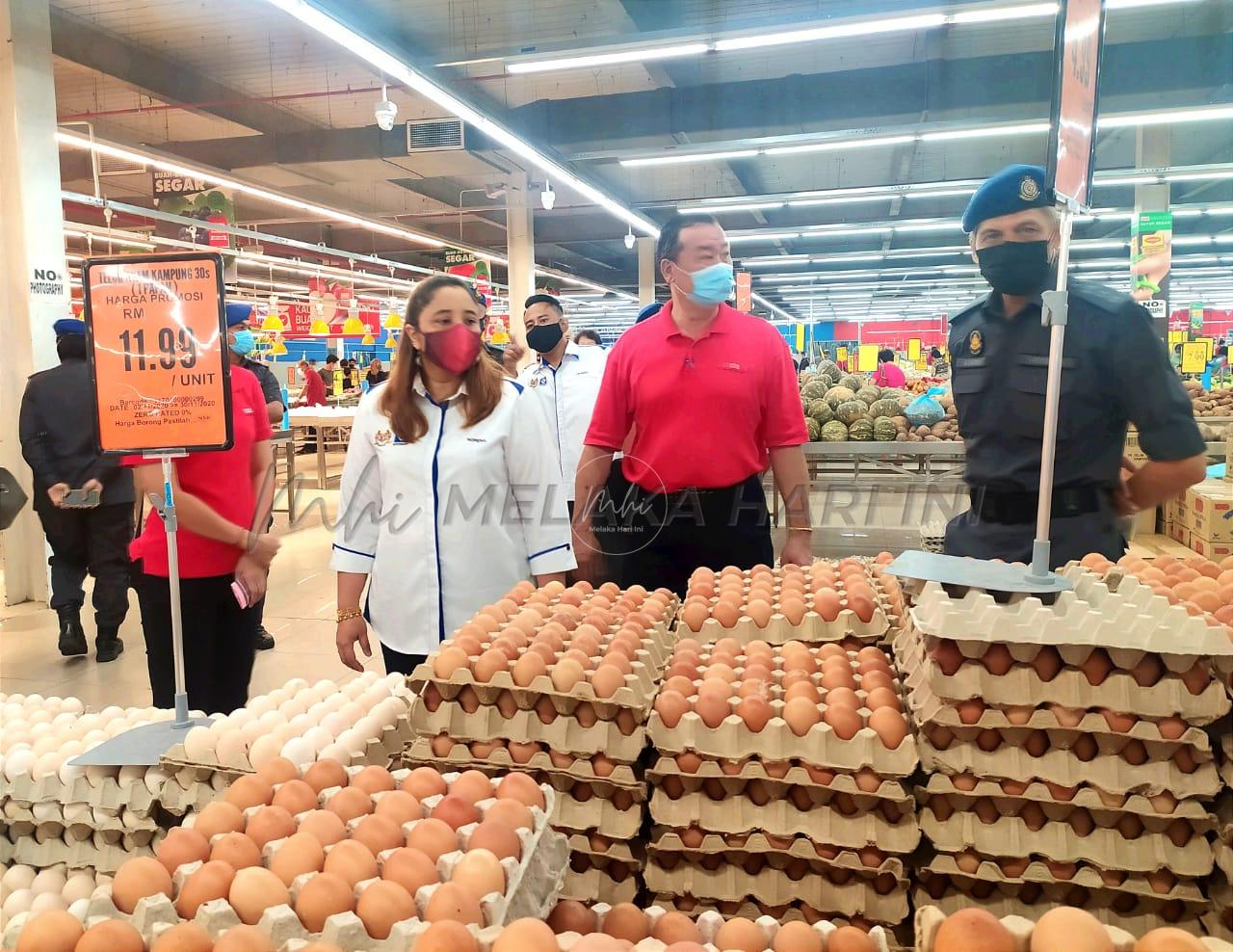 KPDNHEP Melaka keluar notis dapatkan maklumat kenaikan harga telur