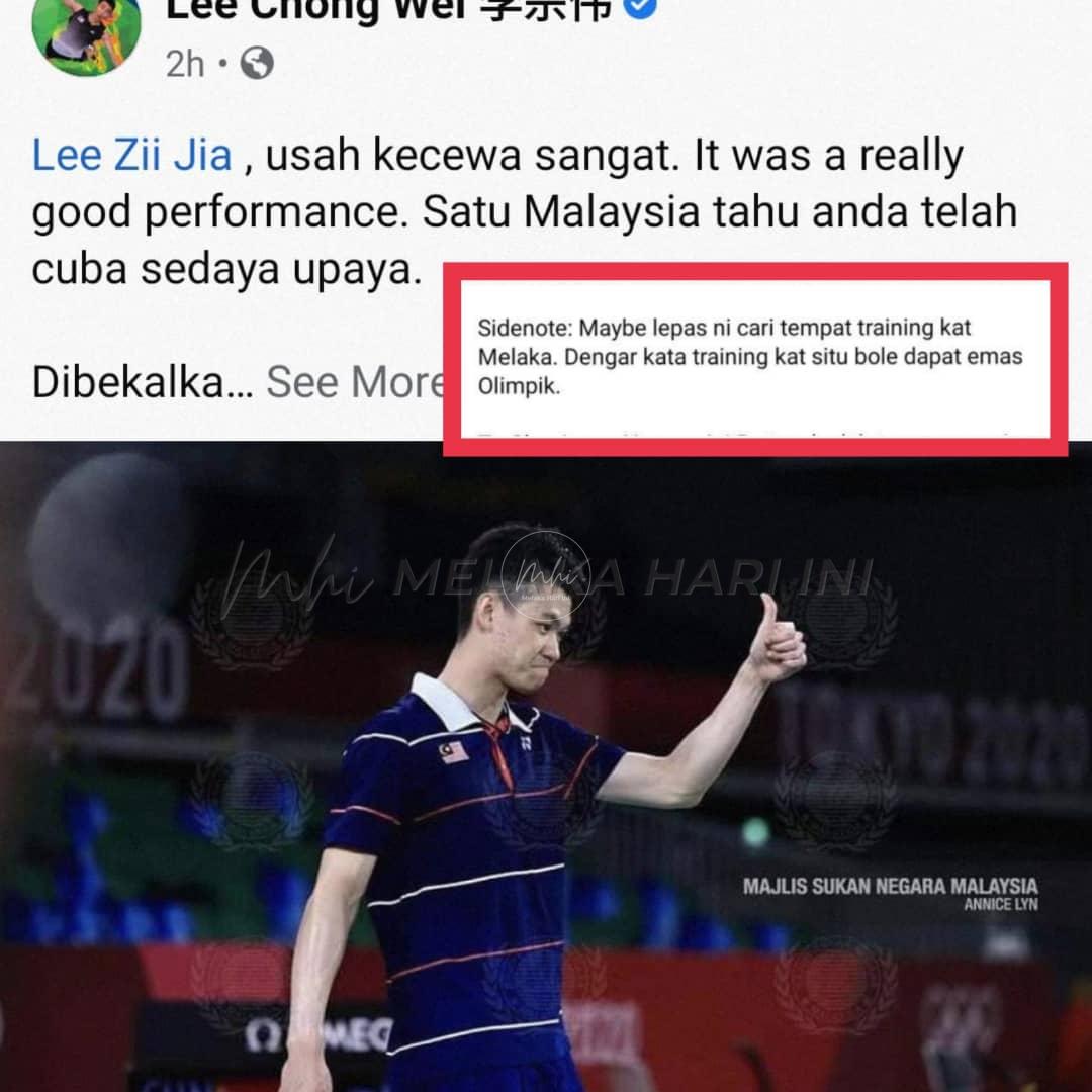 ‘Berlatih di Melaka boleh dapat emas Olimpik’ – LCW