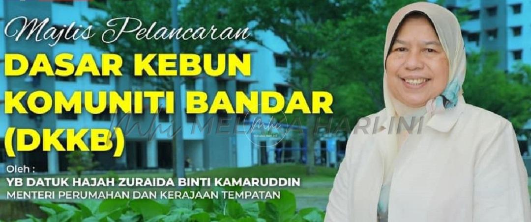 DKKB dilancar sebagai panduan pelaksanaan aktiviti perkebunan bandar