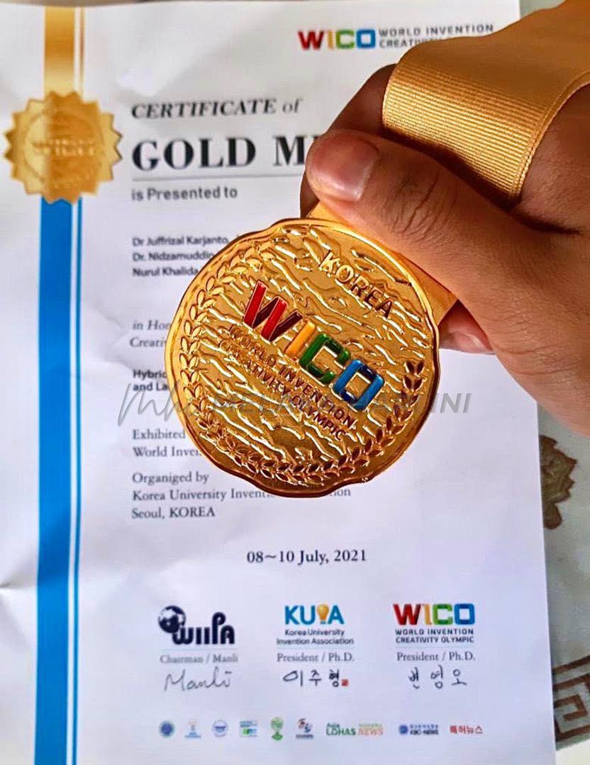 Dron ciptaan UTeM menang pingat emas di WICO 2021