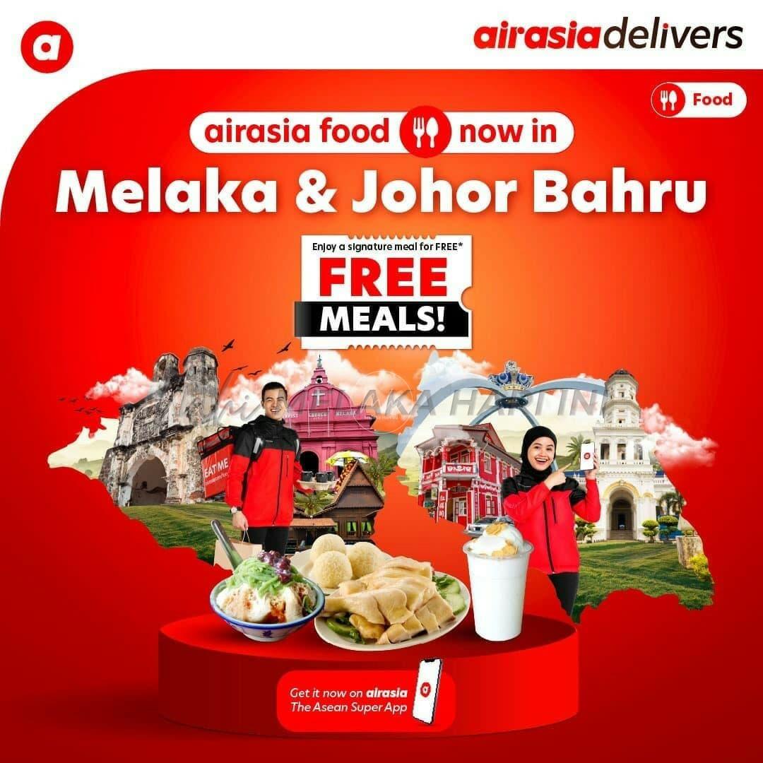 Airasia food kini di Melaka, JB