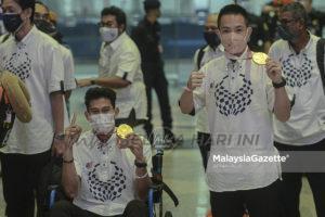 Atlet malaysia tiba klia