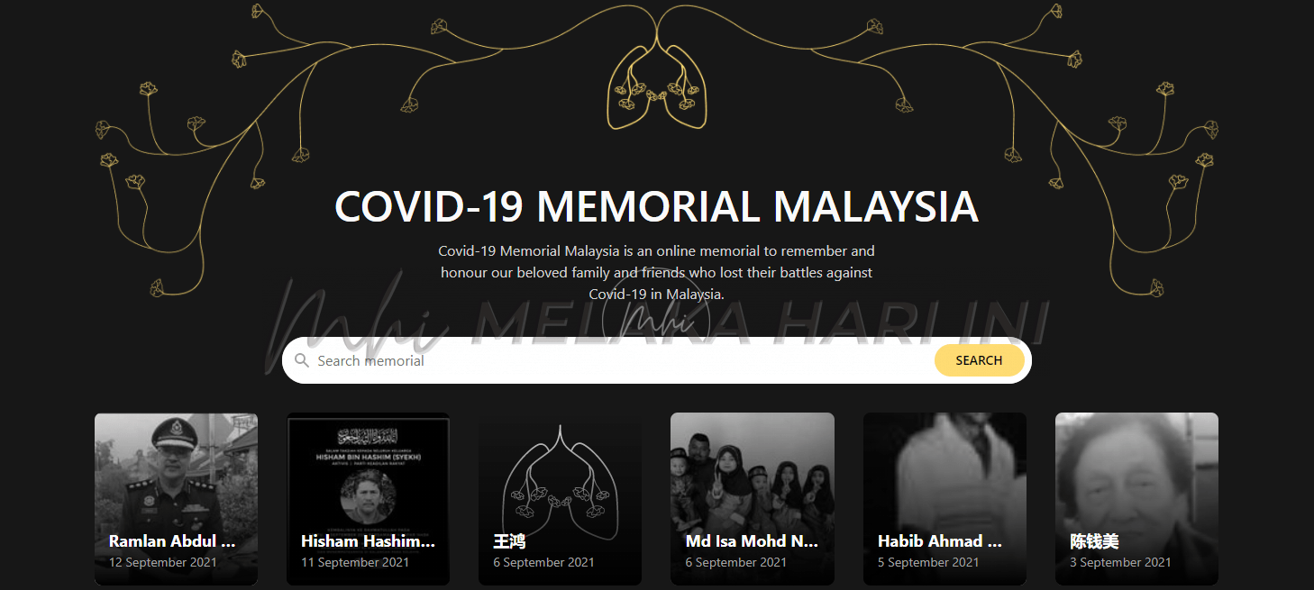 Laman web ‘Memorial COVID-19 Malaysia’ dibangunakan kenang mangsa terkorban