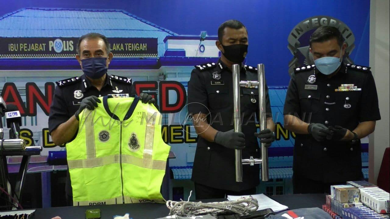 Menyamar pakai ‘vest’ polis untuk samun, pekerja kilang ditahan