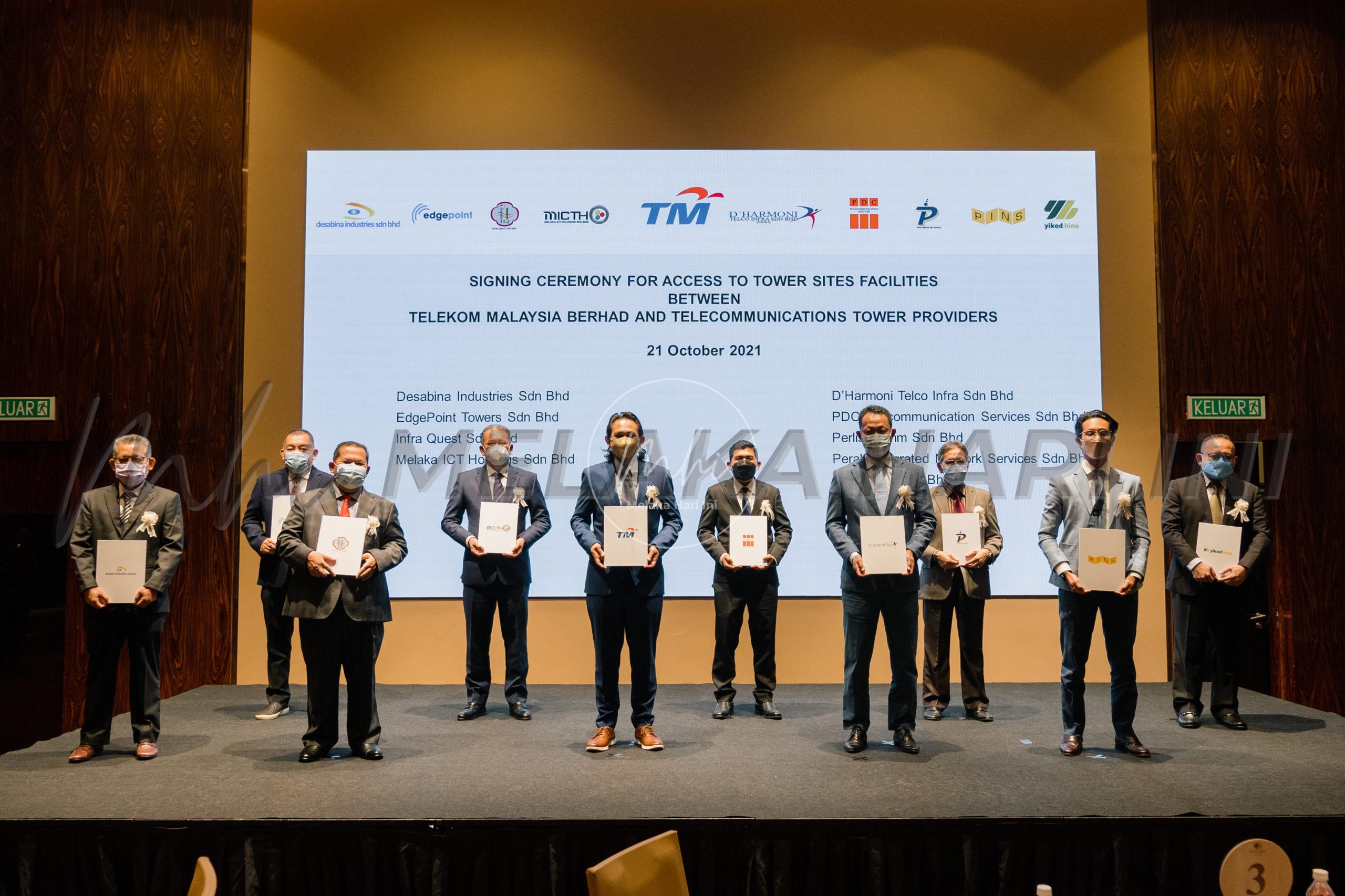 TM, sembilan syarikat menara telekomunikasi jalin kerjasama