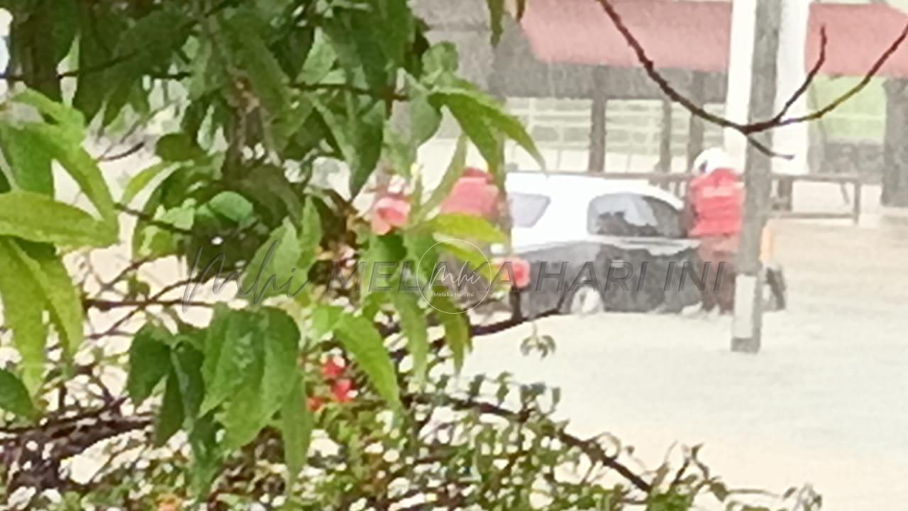 Bomba selamatkan pemandu, warga emas terperangkap banjir kilat di Cheng
