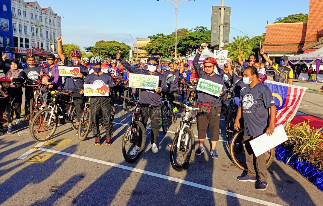 250 peserta berbasikal di Bandar Melaka