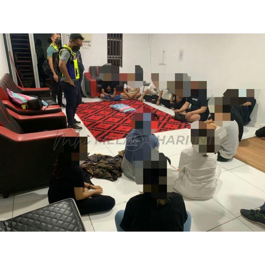 Tiga pelajar antara 18 ditahan terbabit parti liar di Melaka