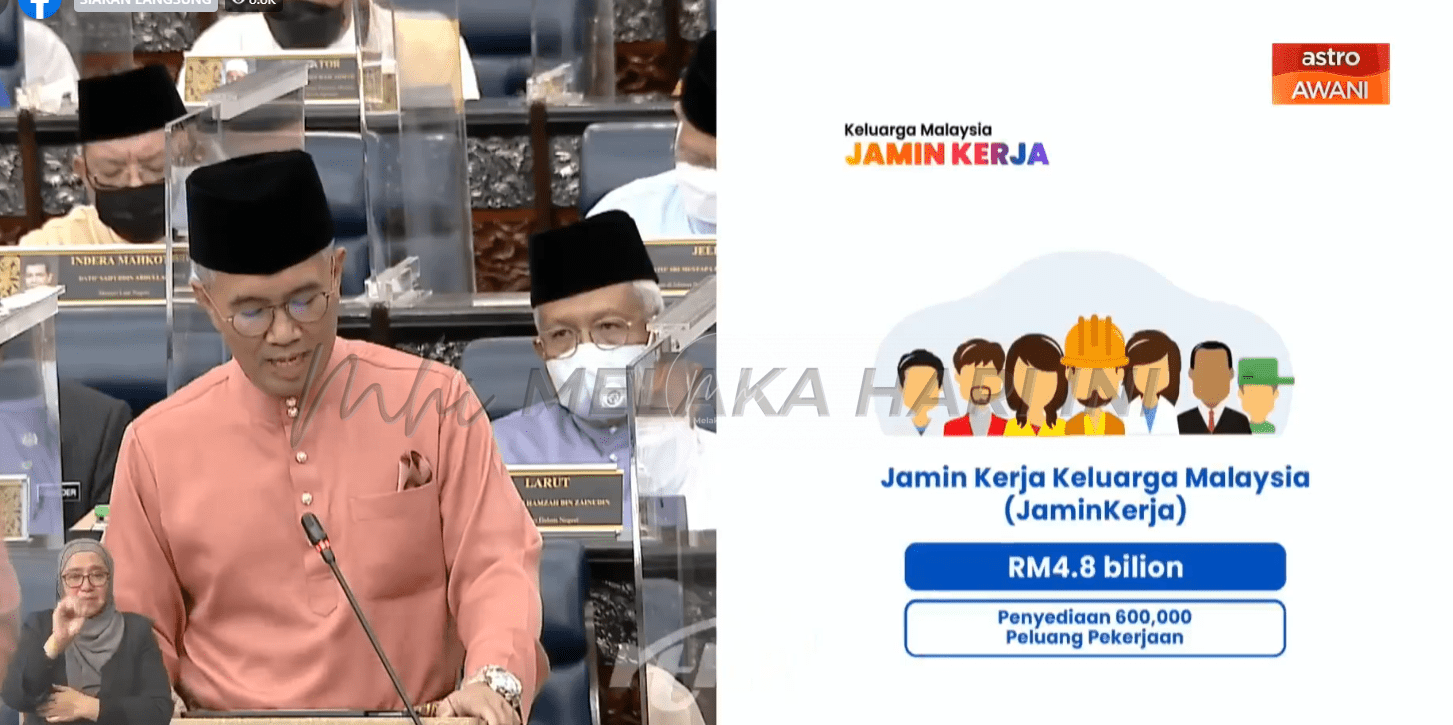 Bajet 2022: JaminKerja sedia 600,000 peluang pekerjaan