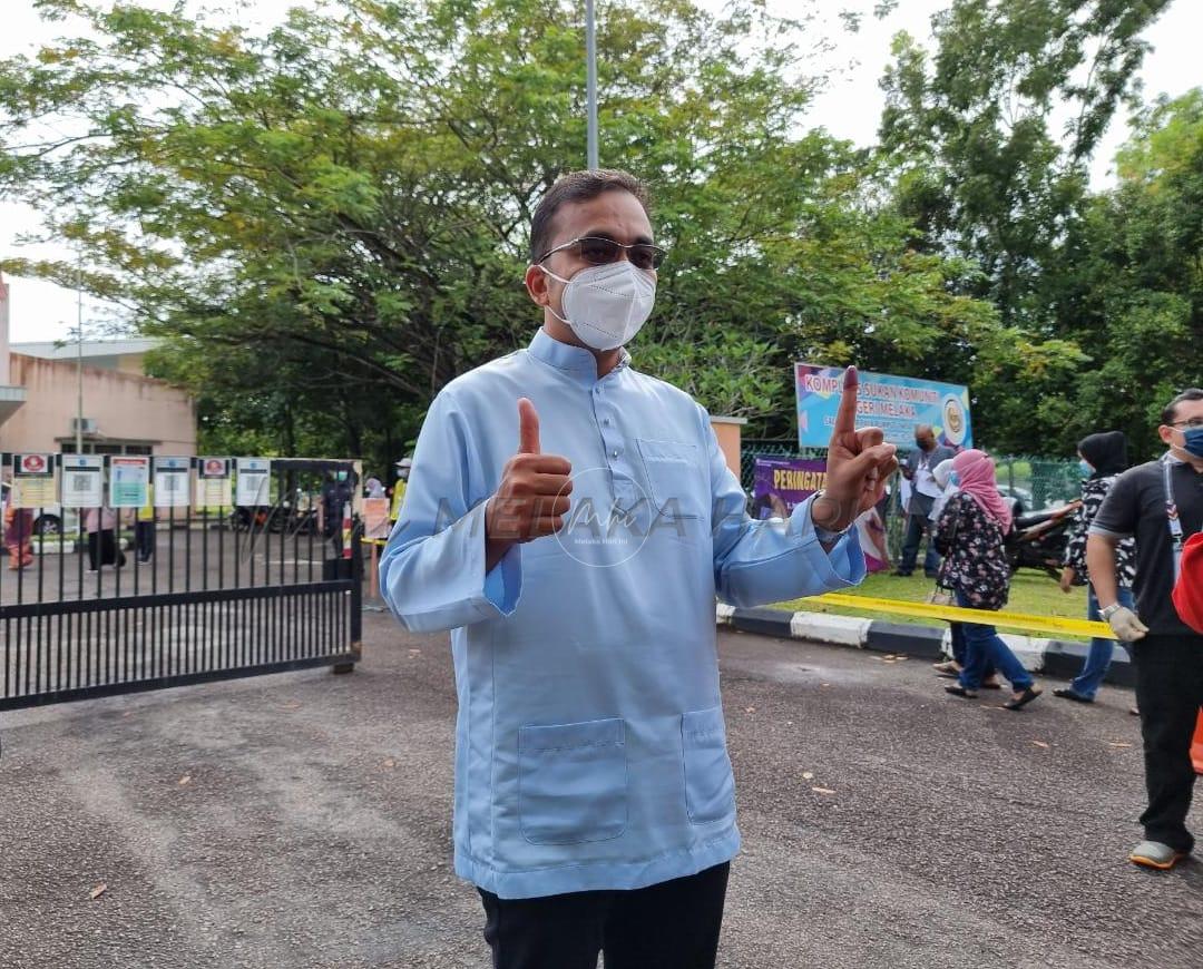 Rafiq selesai buang undi jam 10.05 pagi tadi