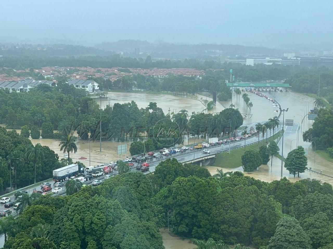 MetMalaysia ramal hujan sehingga esok, daerah Alor Gajah antara terkesan