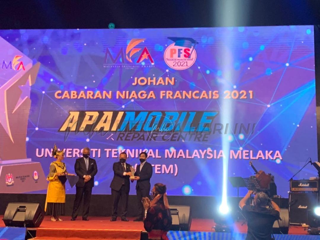 Jenama ‘Apai Mobile Repair Centre’ UTeM johan Cabaran Niaga Francais Malaysia 2021