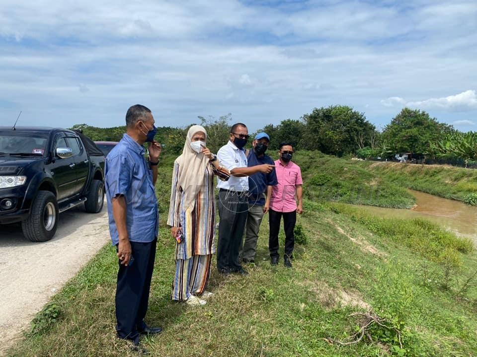 Tebing sungai runtuh, Dira turun padang pantau keselamatan penduduk