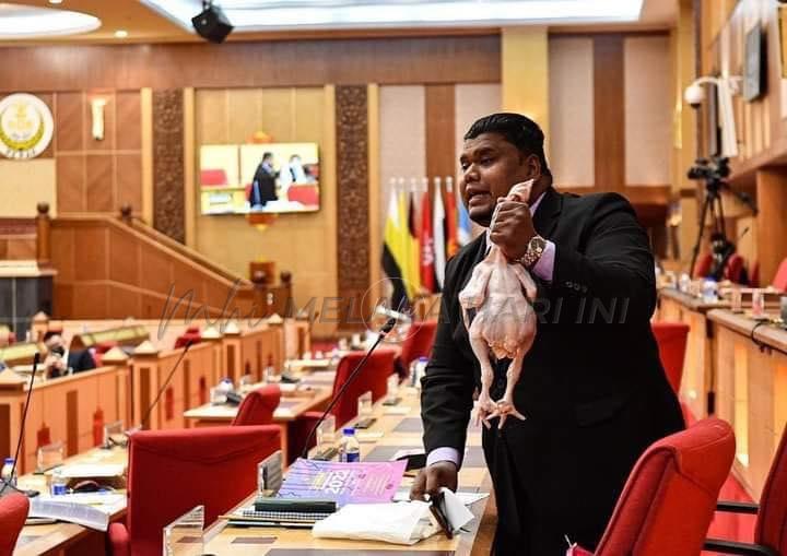 Speaker tegur insiden wakil rakyat bawa ayam ke Sidang DUN Perak