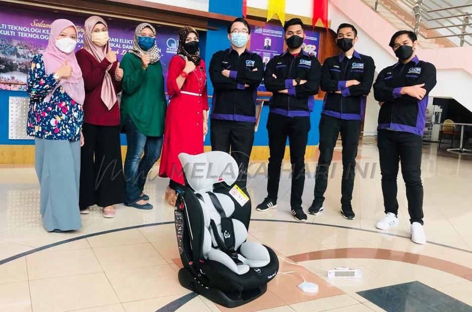 Smart Child Car Seat UTeM, tingkat tahap keselamatan kanak-kanak