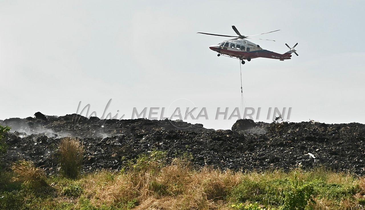 42 peratus kawasan kebakaran tapak pelupusan sampah Pulau Burung berjaya dipadamkan