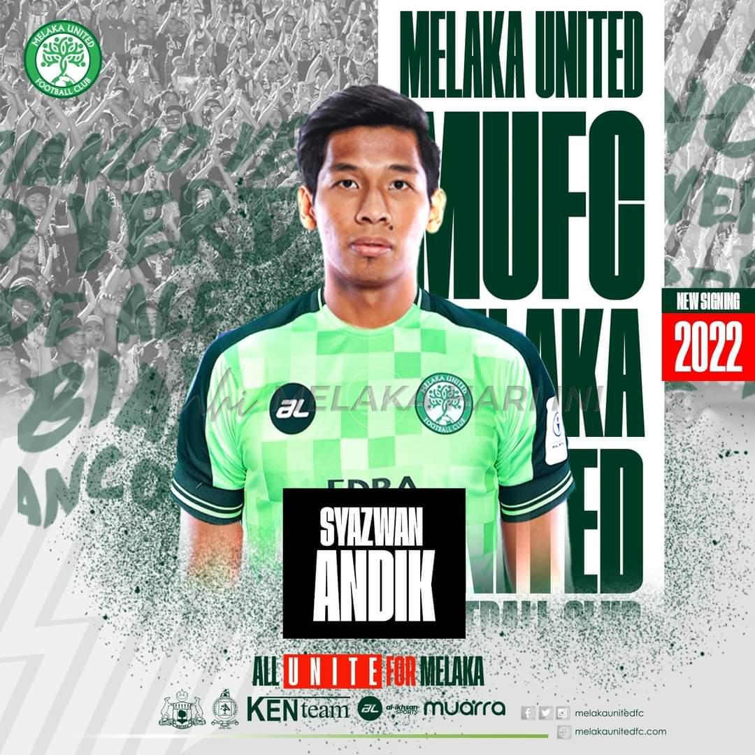 Shazwan Andik, Fadhli Shas perkasa Melaka United